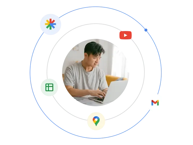 Ad reach across YouTube, Gmail, Maps and other Google products